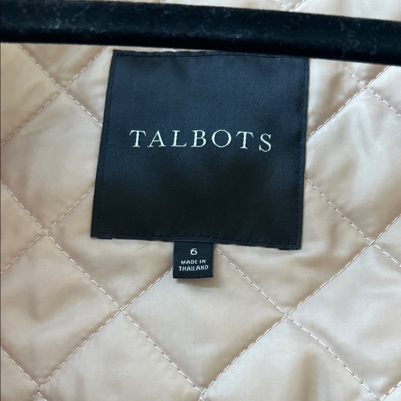 Talbots Tan Trench Coat - Picture 5 of 7